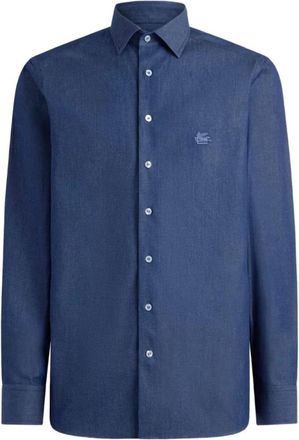 Etro Hombre, Camisas, Azul, Talla: 2XL