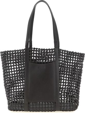 Staud Dark Brown Getaway Medium Tote
