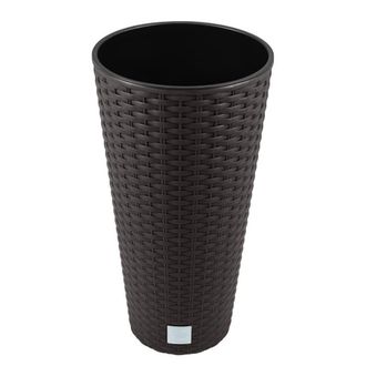 Prosperplast Maceta Rato De 64 Litros Con Inserto 40 X 40 X 76,3 Cm En Color Ocre Oscuro