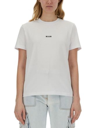 Msgm Micro Logo T Shirt