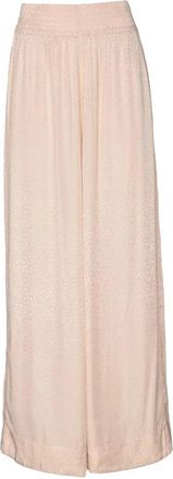 Attic and Barn Attic And Barn Satin Trousers High Waist - Beige