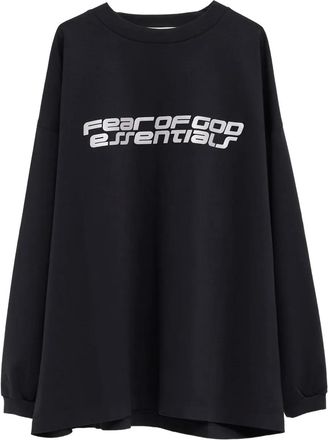 Fear of God T-shirt Ponte a maniche lunghe anni 90 - Nero