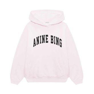 Anine Bing Hoodies, female, Pink, Size: XS Harvey Sweatshirt