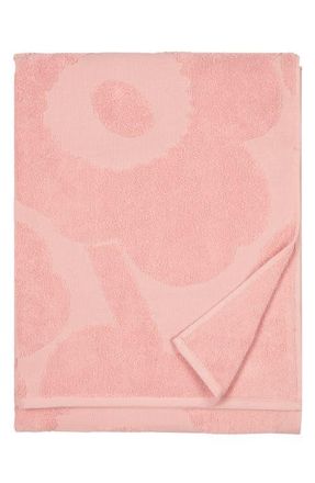 Marimekko Unikko Bath Towel in Pink at Nordstrom, Size One Size Oz