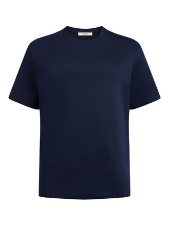 12 Storeez mercerised cotton T-shirt - men - Pima Cotton - M - Blue