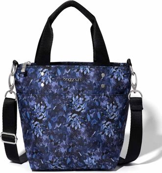 Baggallini Womens Mini Carryall Crossbody Tote Bag