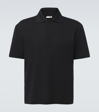The Row Mistral wool and silk polo shirt