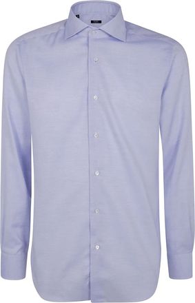 Barba Camicia in cotone - Blu