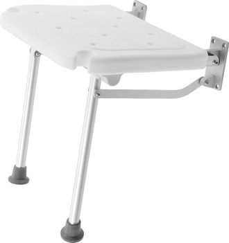 OEM Silla De Ducha Plegable, Dise&ntilde;o De Montaje En Pared, Caracter&iacute;sticas Que Ahorran Espacio, Blanca