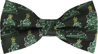 Alizeal Mens Christmas Novelty Pattern Pre-tied Party Bow Tie, 042-DLJ-035-L
