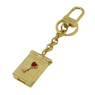 Cartier Pre-owned Accessories, male, Yellow, Size: ONE SIZE Pre-owned Diabolo Photo Frame Keyring Bag Charm