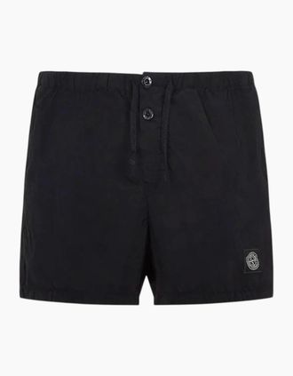 Stone Island Mens Stone Island Nylon Metal Black Shorts - Size: 33/32/32