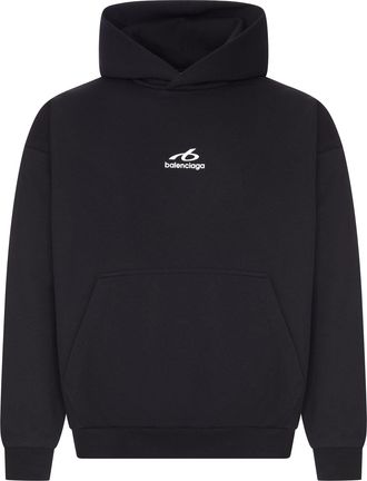 Balenciaga BODIES SWEATSHIRT IN BLACK DRY FLEECE - Balenciaga - Man