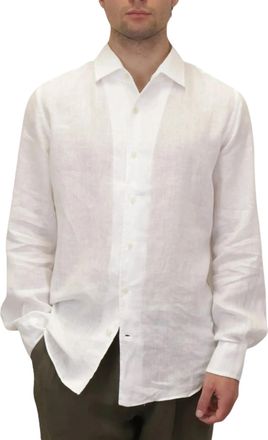 MC2 Saint Barth Lightweight Semi-Sheer Long-Sleeve Shirt