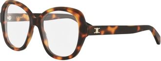 Celine Glasses, female, Brown, Size: 55 MM Triomphe Mini Optical Frame