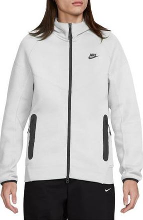 Nike Tech Fleece Windrunner Zip Hoodie in 051 Birch Heather/black at Nordstrom Rack, Size Xx-Large