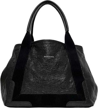 Balenciaga Black Leather Tote Bag (Pre-Owned)