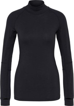 Stoic MerinoMesh150 SadjemSt. Mock Neck Merinounterw&auml;sche f&uuml;r Damen | schwarz