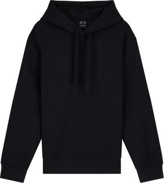 A|X Armani Exchange Pullover Hoodie - Heren - Hoodies - Zwart - S - Katoen - Hoodies & sweatvesten