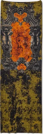 Jean Paul Gaultier Women s Médaillon Long Skirt Orange