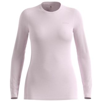 Odlo Merino 160 Bl Top Crew Neck L/S Merinounterw&auml;sche f&uuml;r Damen | lila/rosa