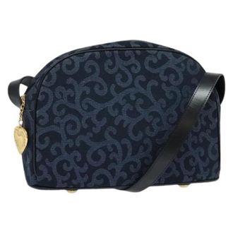 Saint Laurent Pre-owned Canvas shoulder-bags - Dames - Pre-owned - Blauw - Maat: ONE Size