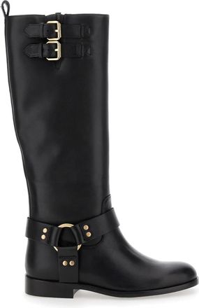 Twinset Zwarte Laarzen Stivale - Dames - Hoge Laarzen - Zwart - 41 EU - Schoenen