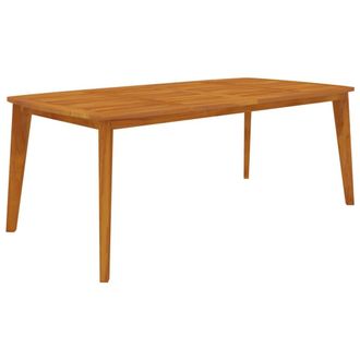 vidaXL Mesa De Jard&iacute;n Madera Maciza De Acacia 200x100x75 Cm Vidaxl