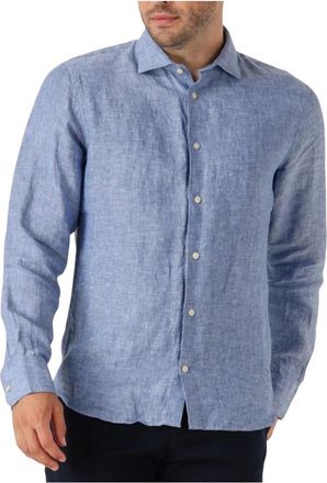 Matinique Overhemden, Heren, Blauw, L, Wol, Casual Blauw Overhemd voor Heren