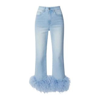 Twentyfourhaitch Cropped Jeans, female, Blue, Size: W25 Cropped Jeans