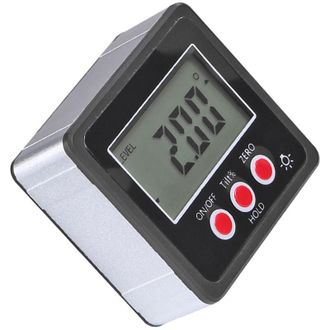 OEM Goniometro Orizzontale, Goniometro Digitale, Inclinometro, Livella Elettronica, Strumenti Di Misurazione Con Base Magnetica, Nero -crezuo
