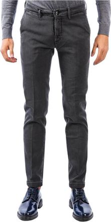 Re-hash P249 eel 3239 5402 broek - Heren - Chinos - Grijs - W36 - Katoen - Broeken