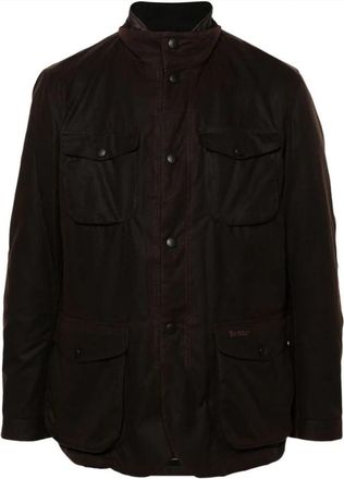 Barbour Cederbruine Gewaxte Jas - Heren - Zomerjassen - Bruin - L - Katoen - Jassen