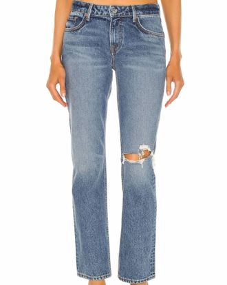 GRLFRND Womens Kate Low Rise Slim Crop Jean In Hidden Hills