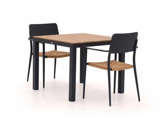 Bellagio la vita attrattiva Bellagio Cino/Fidenza 90cm dining tuinset 3-delig stapelbaar