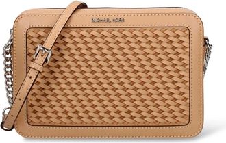 Michael Kors Bolso bandolera grande tejido Jet Set - Bags - Mujer - Marr&oacute;n - ONE SIZE
