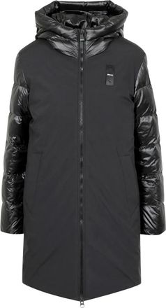 Blauer Chaqueta de plum&oacute;n Brook de nailon y neopreno - Coats - Mujer - Negro - XL