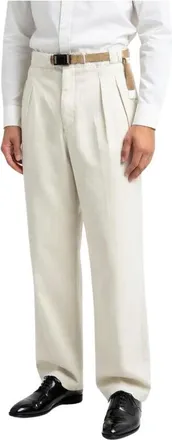White Sand Broeken, Heren, Wit, M, Katoen, Geknoopte Katoenen Broek