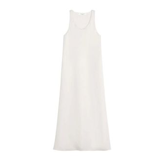 Maison Kitsun&eacute; Maxi Dresses, female, White, Size: XS Long Tank Dress