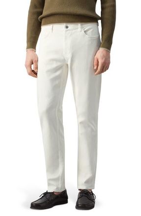 Mango Patrick Slim Fit Ultra Soft Touch Jeans in Off White at Nordstrom, Size 32