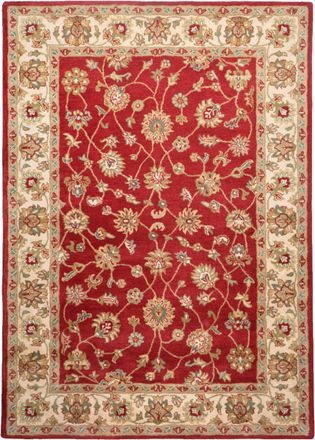 THEKO Wollteppich »Royal Ziegler 503« rechteckig 14 mm Höhe reine Wolle, handgetuftet, Orient-Optik, mit Bordüre