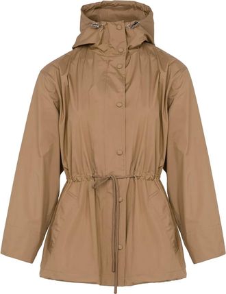 Yves Salomon Parka con cappuccio - Marrone