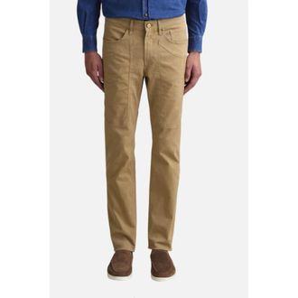 Jeckerson John 5-Pocket Chino - Heren - Broeken - Bruin - Maat: W30 Katoen