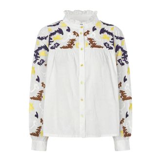 Lollys Laundry Blouses - Dames - Blouses & Shirts - Wit - Maat: 2XL