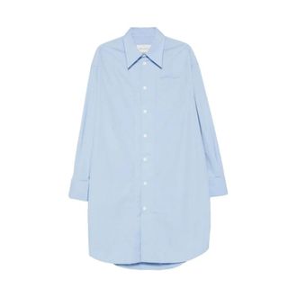 Ami Shirt Dresses, female, Blue, Size: 2XS ADC Shirt Dress