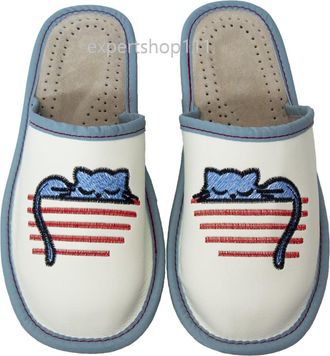 Generic Leather Slippers for Women Comfort Slip On Shoe Size 3.5-7.5 Mule (UK Footwear Size System, Adult, Women, Numeric, Medium, 7)