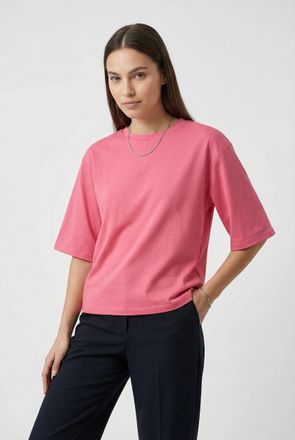 Soyaconcept Rundhalsshirt SOYACONCEPT SC-BANU 231, Damen, Gr. XXL, rapture rose, Single Jersey, Obermaterial: 48% Modal, 48% Polyester, 4% Elasthan, unifarben, h&uuml;