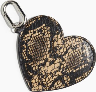 H&M Herzförmiger Taschenanhänger mit Kamm - Beige