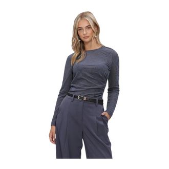 Moss Copenhagen Mschbrigetta Top - Dames - Tops - Blauw - Maat: M/L