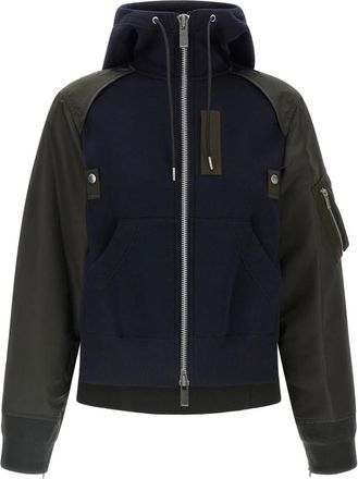 sacai Dames, Sweatshirts & Hoodies, Veelkleurig, Maat: 2XS